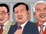 Anies, Prabowo, dan Ganjar Salipan dalam Pertarungan Politik