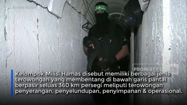 Ancaman Terowongan Hamas di Bawah Kota Gaza Bagi Israel