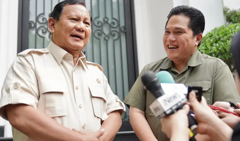 Erick Thohir Menyatakan Mendukung Prabowo