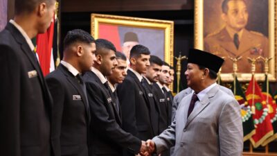 Penerimaan Prabowo Subianto terhadap kedatangan 22 Mahasiswa Palestina di Unhandalam