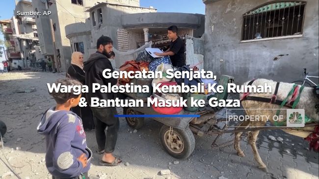 Gencatan Senjata antara Hamas dan Israel, Bantuan Mulai Masuk ke Gaza