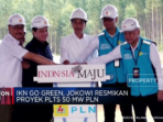 Presiden Jokowi Menghadiri Pembukaan Proyek PLTS 50 MW PLN dalam Rangka IKN Go Green