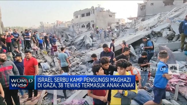 Serangan Israel di Kamp Pengungsi Maghazi di Gaza Menyebabkan 38 Korban Tewas