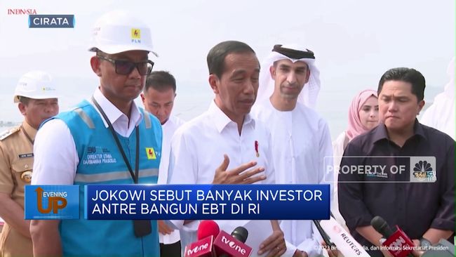 Jokowi Mengatakan Banyak Investor Tertarik Membangun Energi Terbarukan di Indonesia