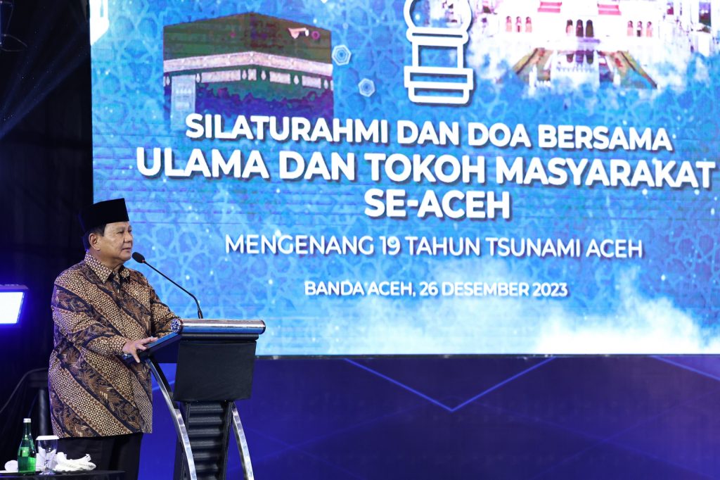 Prabowo Mengungkap Hubungan Emosional dengan Aceh