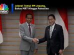 Pertemuan Jokowi dengan PM Jepang, Bahas MRT dan Palestina dalam Video