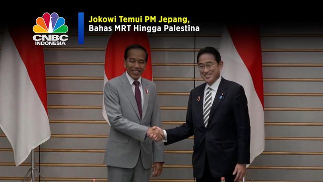 Pertemuan Jokowi dengan PM Jepang, Bahas MRT dan Palestina dalam Video