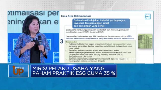 Hanya 35% Pelaku Usaha Paham Praktik ESG, Hal Ini Sangat Miris