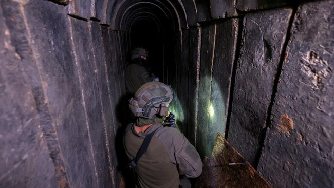 Penampakan Terowongan Hamas di Gaza Membuat Israel Ketakutan