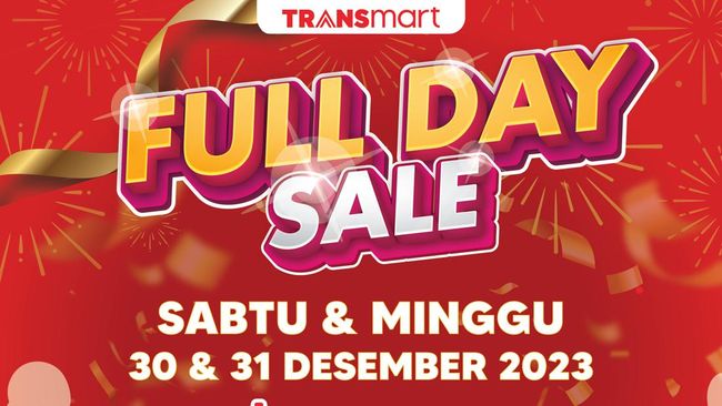 Kejutan! Transmart Full Day Sale Kembali Hadir di Akhir Pekan Ini