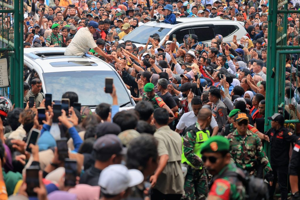 Ribuan Petani dan Peternak Antusias Sambut Prabowo di Sumedang