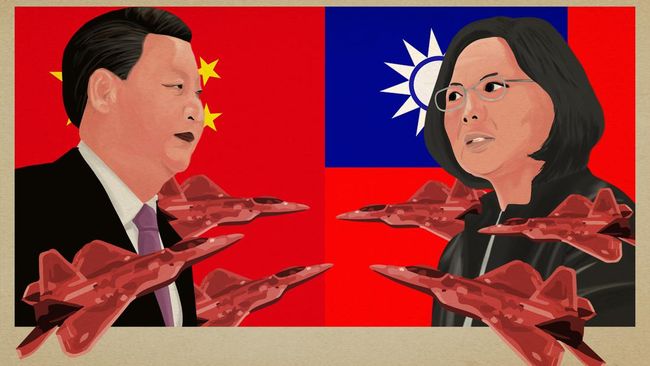 Hubungan China-Taiwan Tegang: Pidato Xi Jinping Disambut Balasan dari Tsai Ing Wen