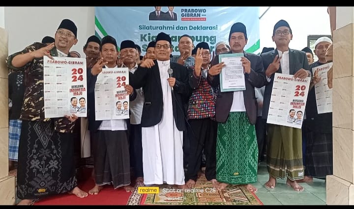100 Kyai Kampung se-Kota Bogor Siap Menangkan Prabowo Gibran