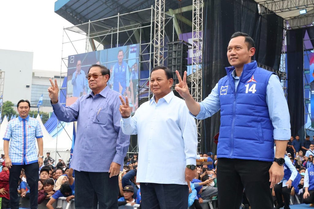 Acara Demokrat di Malang, Prabowo Sebut AHY Aset Bangsa
