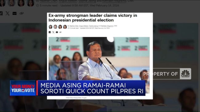 Media Internasional Menyoroti Hasil Hitung Cepat Pemilu Presiden Indonesia