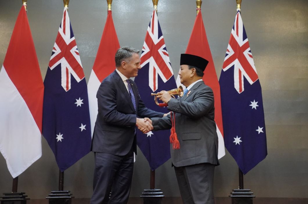 Prabowo Subianto dan Wakil PM Australia Bahas Perjanjian Kerja Sama Pertahanan