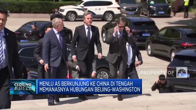 Menteri Luar Negeri Amerika Serikat Mengunjungi Beijing untuk Mendinginkan Hubungan dengan China