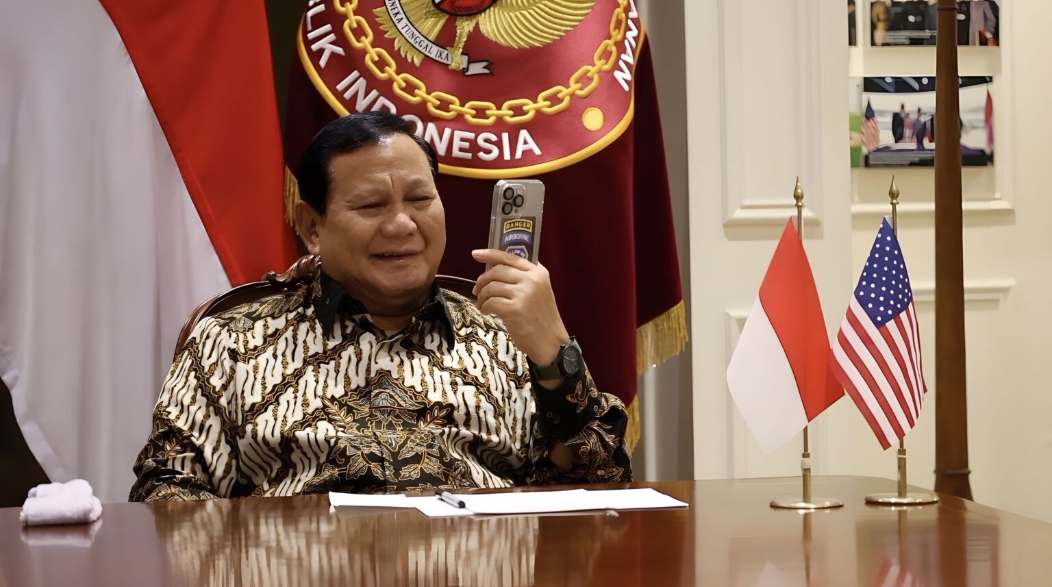 Prabowo Subianto Receives Congratulatory Call from US Defense Secretary After Being Declared President-Elect, Congratulates on Presidential Election Win