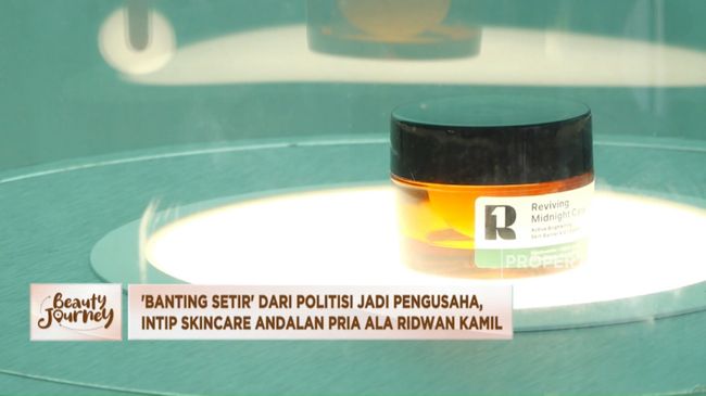 Ridwan Kamil Mengubah Arah, Menawarkan Skincare Khusus untuk Pria