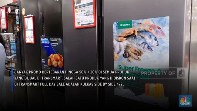 Transmart mempersembahkan diskon kulkas hari ini seharga Rp 3,4 Juta, Bunda ayo Merapat!