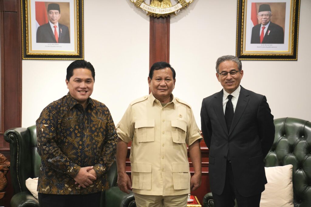 Prabowo Subianto Receives Erick Thohir and Founder of Emaar Properties UAE, Discusses Potential Growth in Indonesia