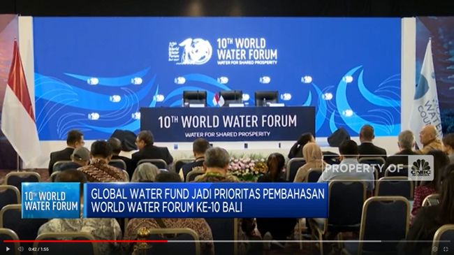 Republik Indonesia Memulai Inisiasi Sistem Pembiayaan Air di World Water Forum