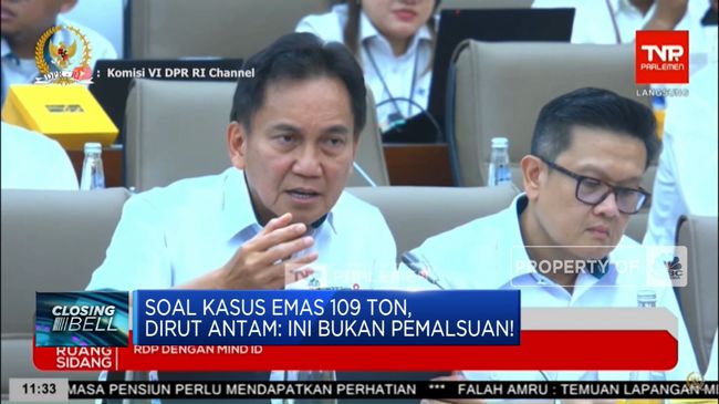 Direktur Utama Antam Mengungkapkan Pendapatnya Tentang Kasus Pemalsuan Emas Sebanyak 109 Ton