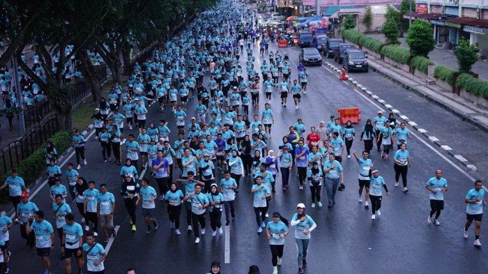 Riau Bhayangkara Run 2024 di Pekanbaru Dibanjiri 10 Ribu Peserta