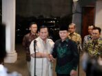 PPP Chairman Meets Prabowo Subianto, Commits to Supporting Prabowo-Gibran Administration