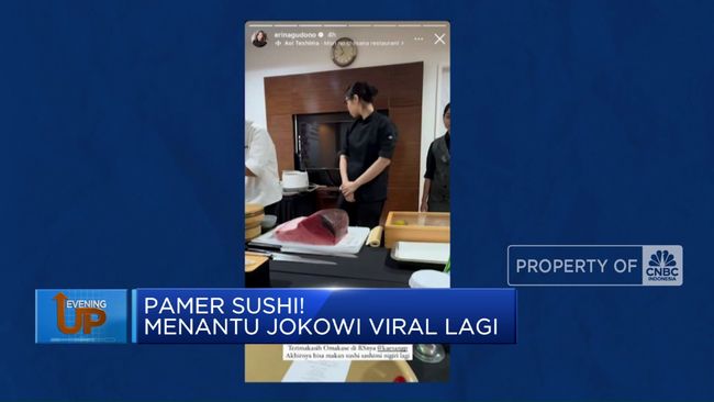 Menantu Jokowi Viral Karena Pamer Sushi