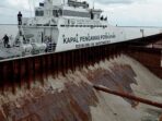 Kapal Singapura Terjaring Lagi Saat Mencuri Pasir Laut di Batam